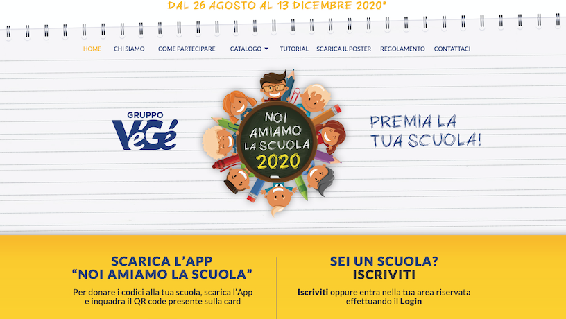 Noi amiamo la scuola 2020