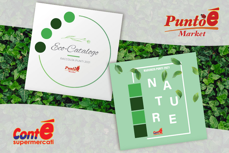 The new promotion for the Conté “Nature” and Puntoé “Eco-Catalog” catalogs of the Perrone Group