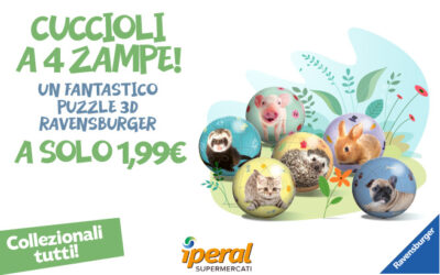 Iperal – Collection Puzzle 3D “Cuccioli a 4 zampe”